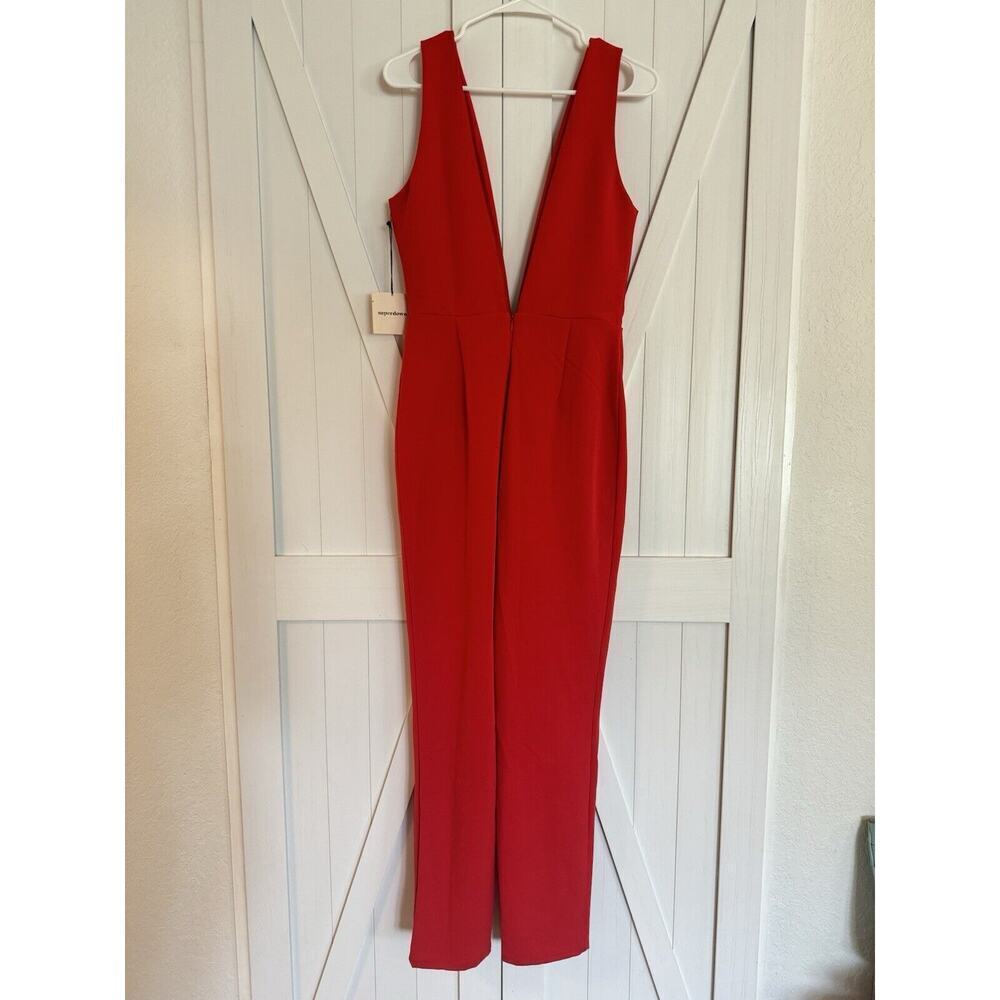 REVOLVE Red Straight Leg Jumpsuit - Picture 5 of 9